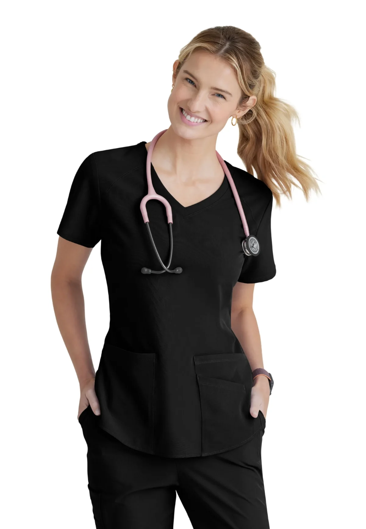 Skechers Breeze Blusa Medica Cuello V Mujer SK101