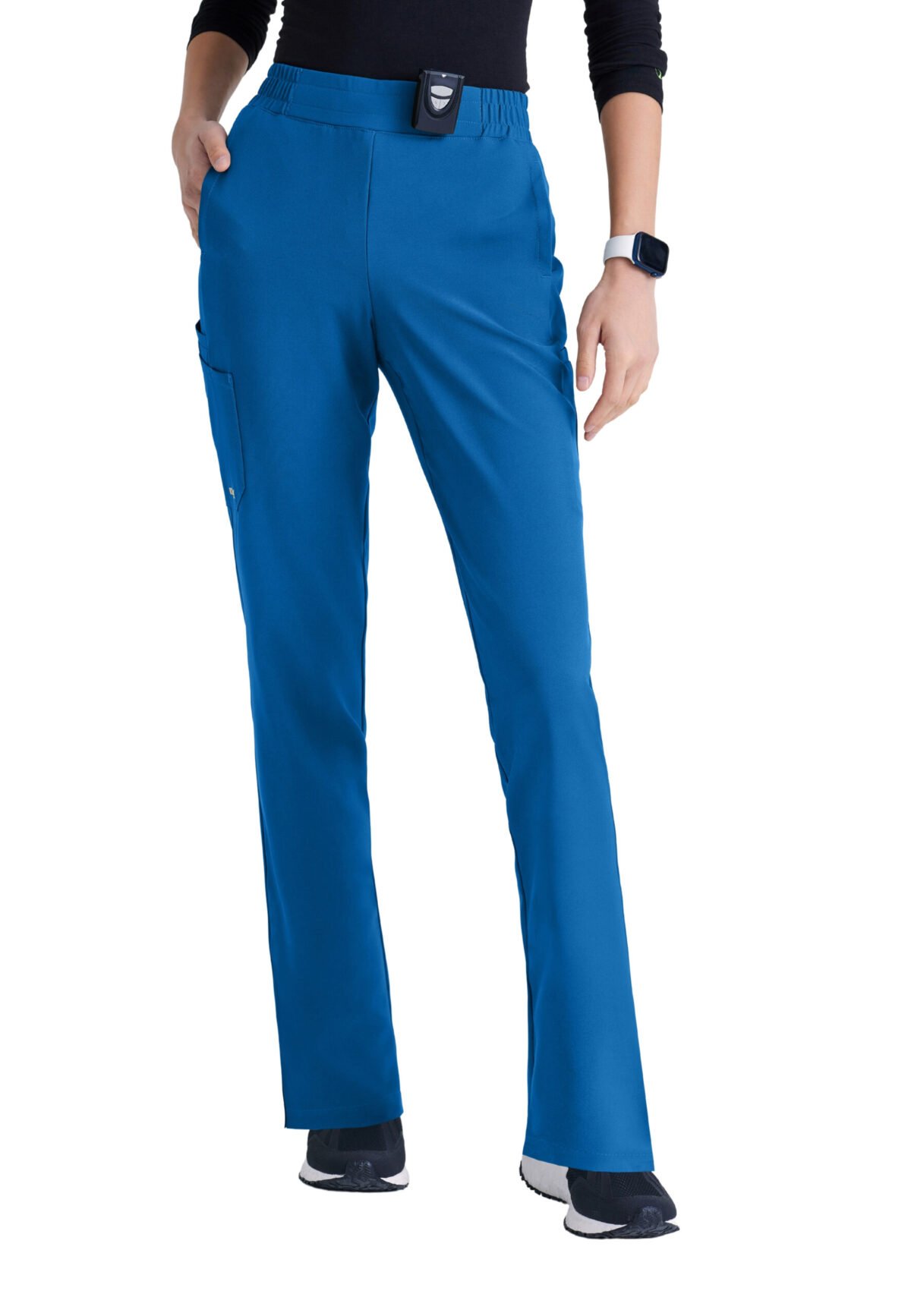 Grey's Anatomy Pantalón médico Evolve STRETCH estilo cargo con 6 bolsillos para mujer GSSP627