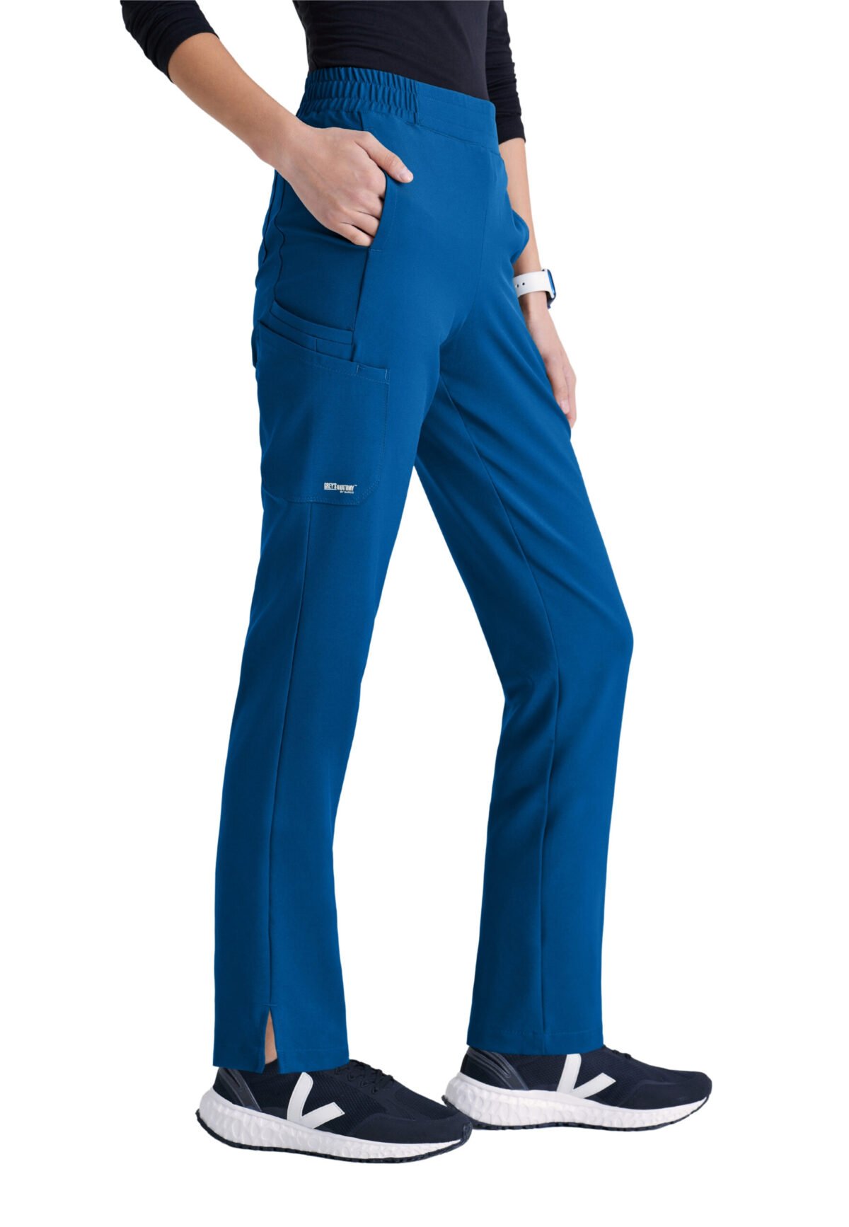 Grey's Anatomy Pantalón médico Evolve STRETCH estilo cargo con 6 bolsillos para mujer GSSP627 - Imagen 2