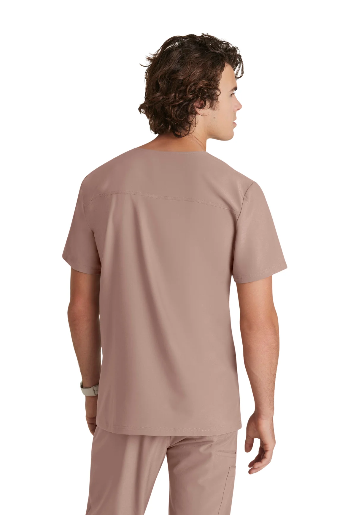 Grey's Anatomy Evolve STRETCH Camisa médica Journey con cuello en V y 1 bolsillo para hombre GSST179 - Imagen 3