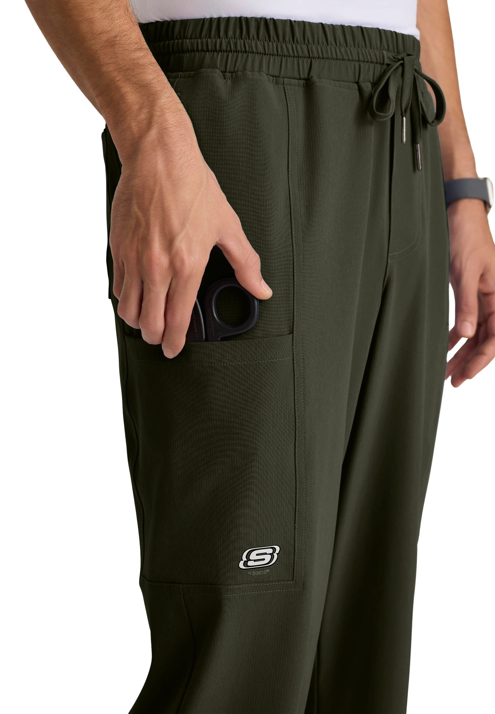 Skechers Pantalón Médico Tipo Cargo Compass Hombre SKP718 - Imagen 4