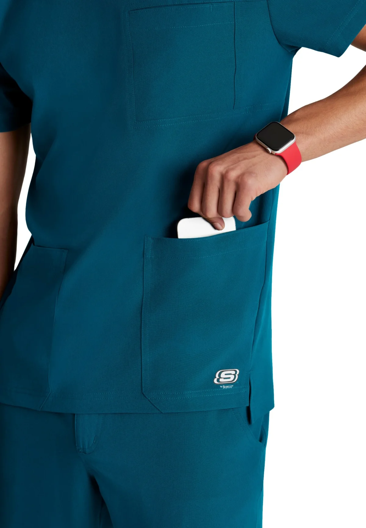 Skechers Camisa Médica de hombre SKT193 - Imagen 4
