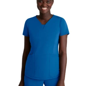 Skechers Slip-ins Blusa Médica Serene con Cuello en V y 3 Bolsillos Para Mujer SKT220