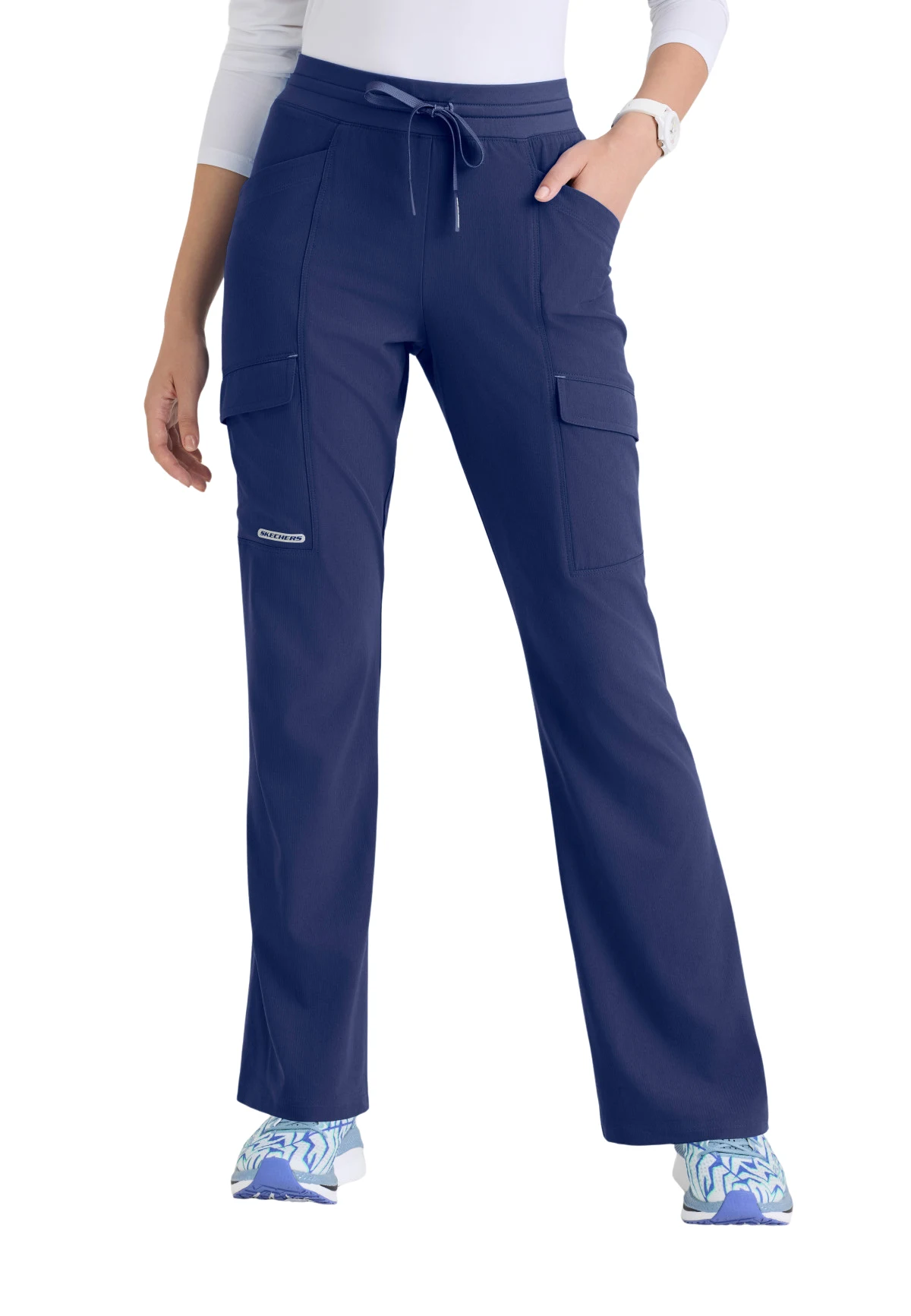 Skechers Reward Pantalon de Mujer 5-Bolsillos Ajustado Bota Campana SKP733