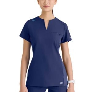 Skechers Reward Blusa médica 3 bolsillos cuello mandarín Para Mujer SKT312